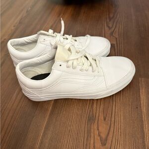 Vans White Athletic Shoes